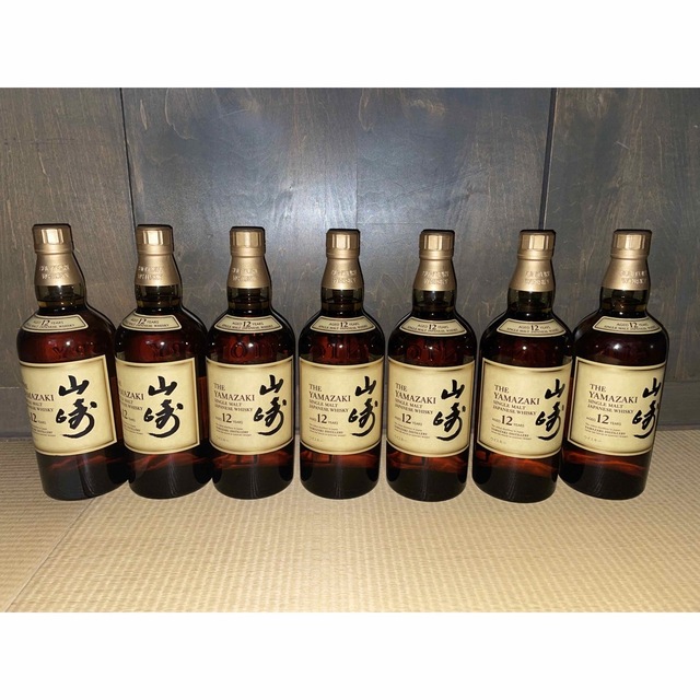 サントリー(サントリー)の山崎12年　7本 食品/飲料/酒の酒(ウイスキー)の商品写真