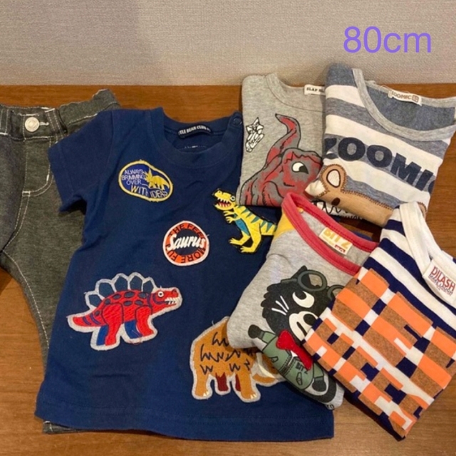 H&M(エイチアンドエム)の男の子 子供服80.90cm まとめ売り27点【中古】 キッズ/ベビー/マタニティのキッズ服男の子用(90cm~)(その他)の商品写真