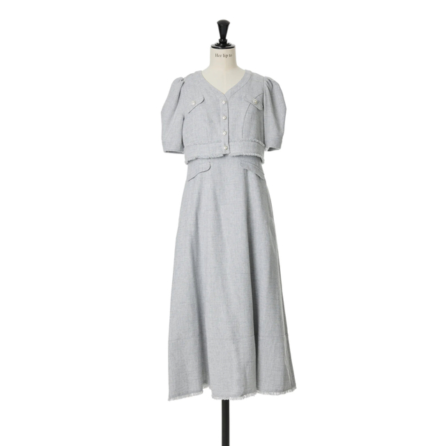 Robertson Tweed Long Dress 2色セット レディースのワンピース(その他)の商品写真