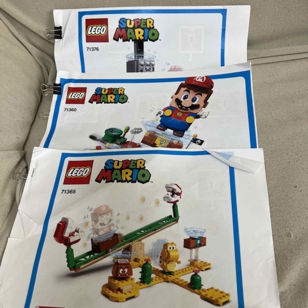 Lego(レゴ)のSUPERMARIOのLEGOセットです！ エンタメ/ホビーのおもちゃ/ぬいぐるみ(キャラクターグッズ)の商品写真