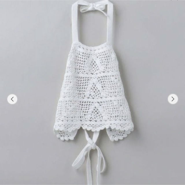 キャミソールCOTTON CROCHET HALTER TOP 6 roku