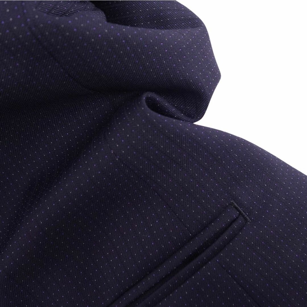 ポール・スミス Paul Smith セットアップ シングル スーツ ロロピアーナ ウール シルク ジャケット パンツ メンズ XL ネイビー