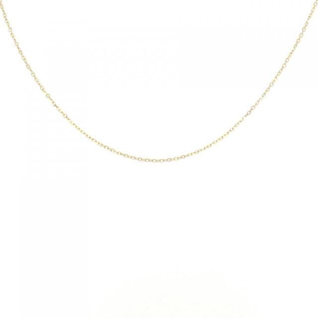 K18YG/PT ダイヤモンド ネックレス 0.01CT-