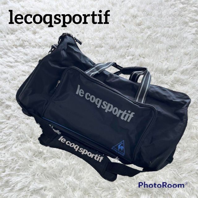 le coq sportif(ルコックスポルティフ)のlecoqsportif ルコックスポルティフ バック　黒　ボストン　大きめ メンズのバッグ(その他)の商品写真