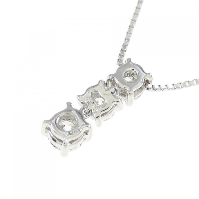 PT スリーストーン ダイヤモンド ネックレス 0.70CT