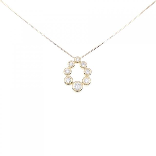 K18YG ダイヤモンド ネックレス 0.54CT-