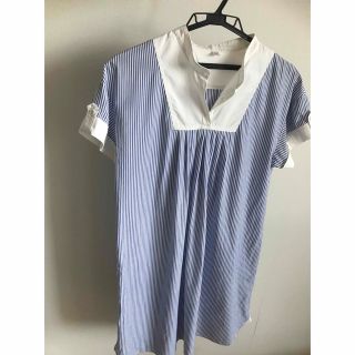 チュニック　シャツブラウス　ユニクロ　UNIQLO s 妊婦　マタニティー(シャツ/ブラウス(長袖/七分))