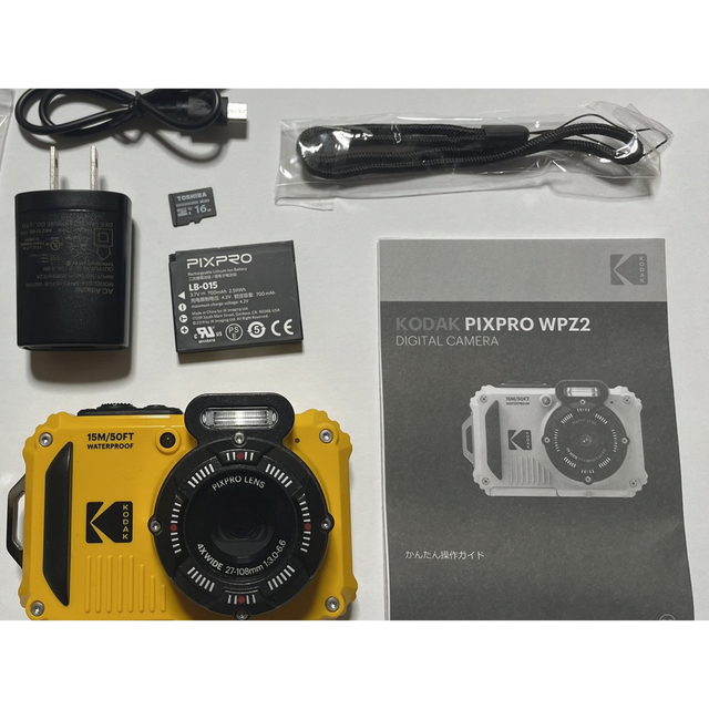 コダックコダック コンパクト デジタル カメラ Kodak PIXPRO WPZ2 美品