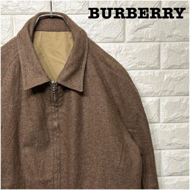 BURBERRY(バーバリー)のリバーシブル★バーバリーBURBERRY スイングトップ 刺繍ロゴ ジャケット メンズのジャケット/アウター(ブルゾン)の商品写真