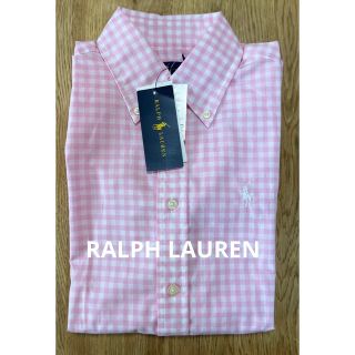 ラルフローレン(Ralph Lauren)のラルフローレン　ギンガムチェック　小さめサイズ　シャツ　米国購入　新品(Tシャツ(長袖/七分))