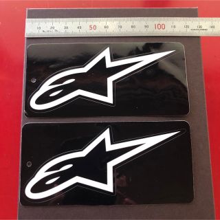 アルパインスターズ(alpinestars)のアルパインスターズ ステッカー２枚(ステッカー)