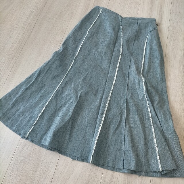 古着 デニムスカート レディースのスカート(ひざ丈スカート)の商品写真