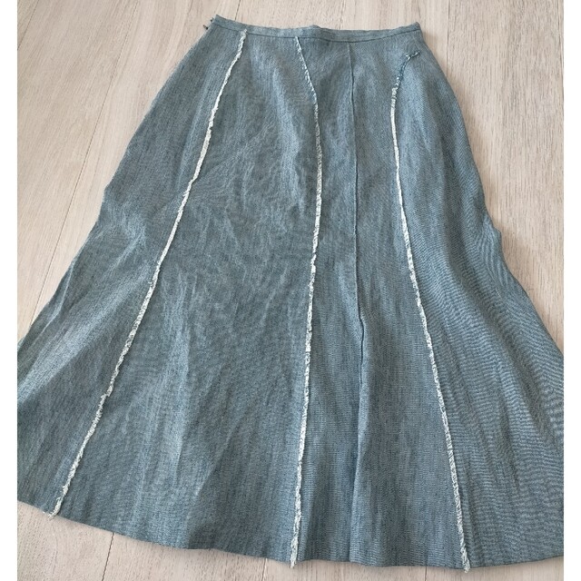 古着 デニムスカート レディースのスカート(ひざ丈スカート)の商品写真