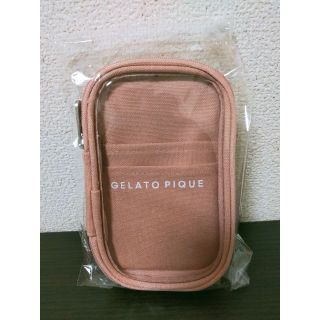 ジェラートピケ(gelato pique)の☆【新品未使用★タグ付】ジェラートピケ　アクスタケース　キャリーポーチ　オレンジ(ポーチ)