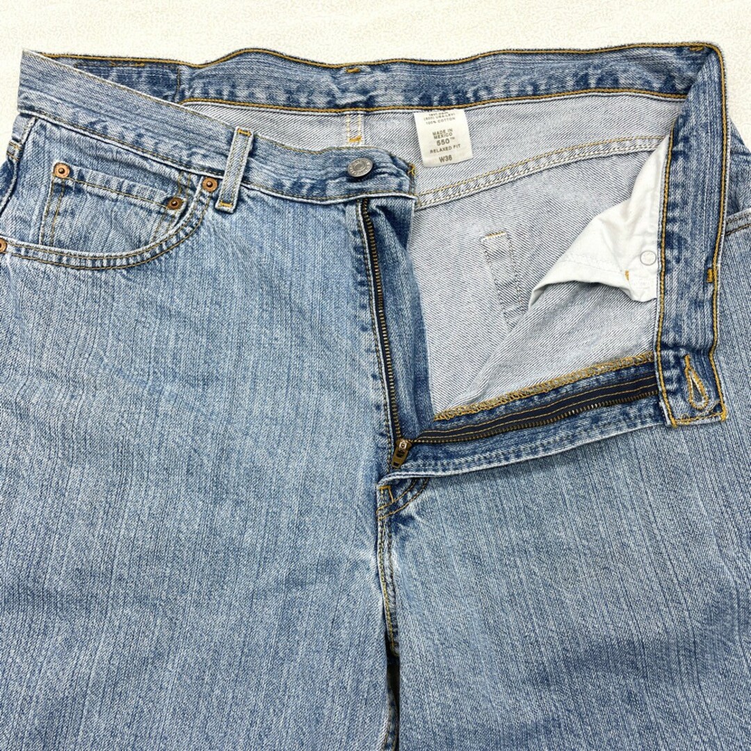 US古着 リーバイス Levi's 550 デニム ショートパンツ RELAXED FIT サイズ：W36 インディゴ 【中古】