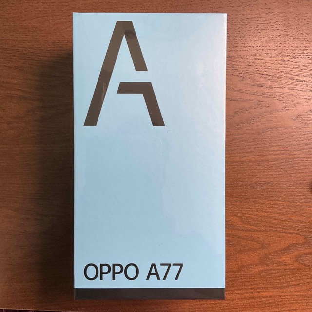 【新品未開封】OPPO A77 ブラックOPPOメーカー型番