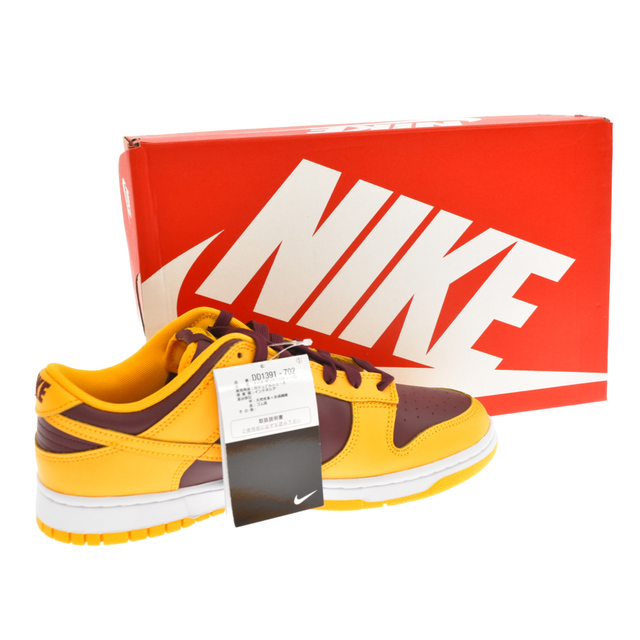 NIKE(ナイキ)のNIKE ナイキ DUNK LOW RETRO ARIZONA ダンクローレトロ アリゾナ ローカットスニーカー イエロー/マルーン US9/27cm DD1391-702 メンズの靴/シューズ(スニーカー)の商品写真