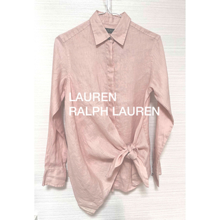ラルフローレン(Ralph Lauren)のローレン　ラルフローレン　リネンシャツ　小さめサイズ　シャツ　米国購入　新品(シャツ/ブラウス(長袖/七分))