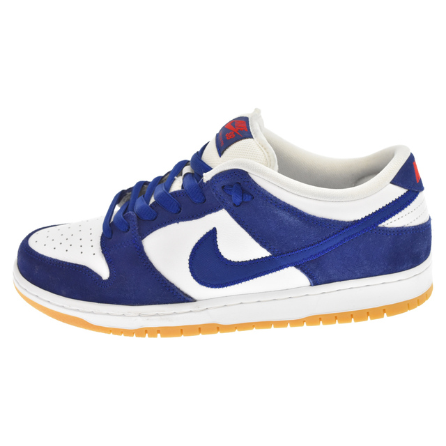 NIKE SB ナイキエスビー DUNK LOW PRO PRM LOS ANGELES DODGERS ダンク ロサンゼルスドジャーズ ローカットスニーカー ホワイト/ネイビー US9.5/27.5cm DO9395-400