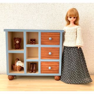 ドール用チェスト ミニチュア家具 ハンドメイドの通販 by ハンドメイド