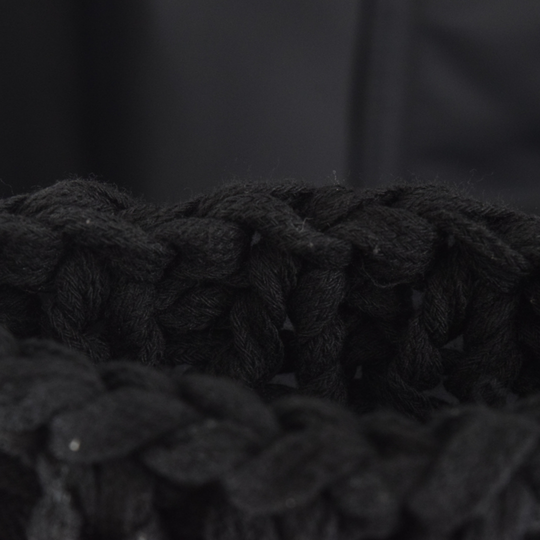 MYne by mihara yasuhiro マインバイミハラヤスヒロ Shoelace Knitted Sleeve MA-1 シューレース ニットスリーブ ボンバージャケット G10BL011-0 ブラック