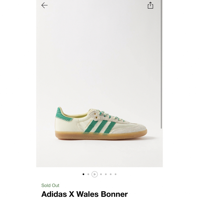 adidas SAMBA WALES BONNER 23.5 正規品