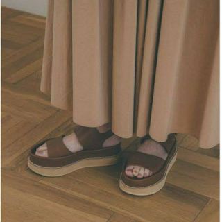 クラネ(CLANE)のCLANE 〈BULKY SOLE SANDAL〉(サンダル)