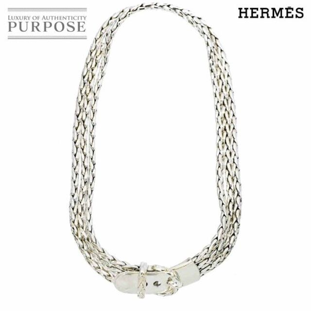 エルメス HERMES ディアンヌ ネックレス 37cm SV シルバー 925 VLP 90129386