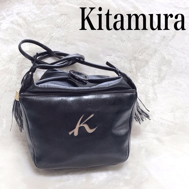 Kitamura   Kitamura キタムラ 変形型 ショルダーバッグ オールレザー