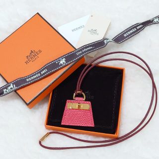 エルメス(Hermes)の希少◎モンプティケリー ネックレス ロング ペンダント リザード  アクセサリー(ネックレス)