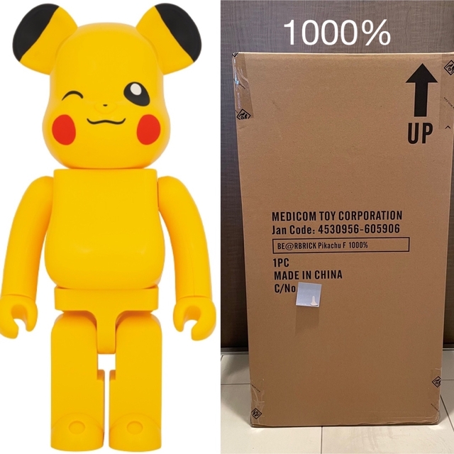 BE@RBRICK ピカチュウ Female Ver. 1000％メディコムトイ