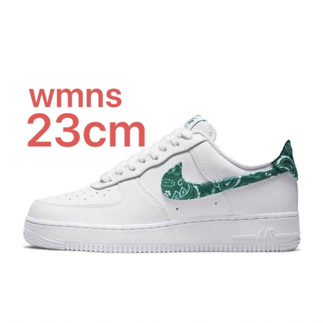 スニーカー23.0 Nike WMNS Air Force 1 Paisley Green