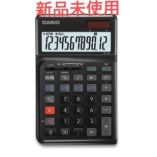 CASIO - 【新品未使用】人間工学電卓  JE-12D-BK