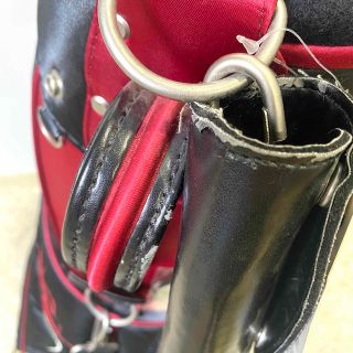 ネット直売 マルマン スカジャン キャディバッグ 赤 龍 ドラゴン 辰