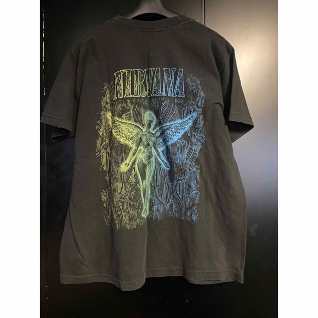 激レア NIRVANA Tシャツ ヴィンテージ サイズL カートコバーン メンズのトップス(Tシャツ/カットソー(半袖/袖なし))の商品写真