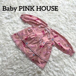 ピンクハウス(PINK HOUSE)のBABY PINK HOUSE ピンクハウス　ピンク　スモック　ワンピース(Tシャツ/カットソー)