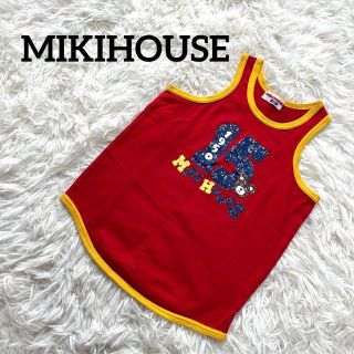 ミキハウス(mikihouse)のMIKIHOUSE ミキハウス　タンクトップ　赤　ブランド　120(Tシャツ/カットソー)