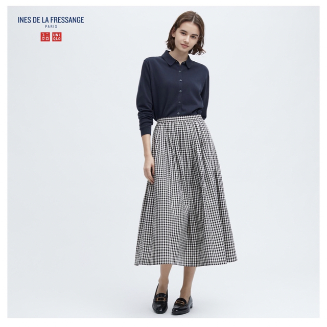 UNIQLO コットンツイルギャザースカート