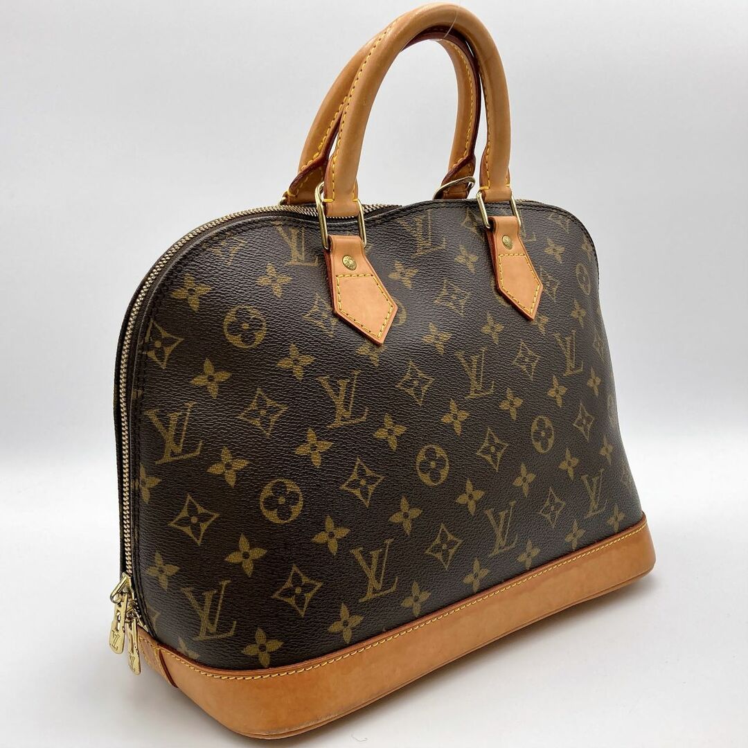 LOUIS VUITTON ルイ・ヴィトン アルマ(旧) M51130 モノグラム ハンドバッグ ブラウン PVC 【中古】