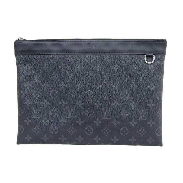 【本物保証】 ルイヴィトン LOUIS VUITTON モノグラム エクリプス ポシェット ディスカバリー クラッチバッグ M62291