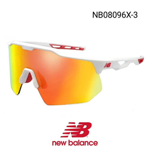 New Balance(ニューバランス)の★【新品】ニューバランス　スポーツサングラス　1枚レンズ シールド型　6X-3 スポーツ/アウトドアの野球(その他)の商品写真