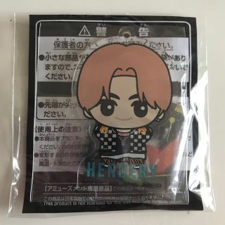 NCTちびぐるみスタンド付きアクリルプレート ヘンドリー(アイドルグッズ)
