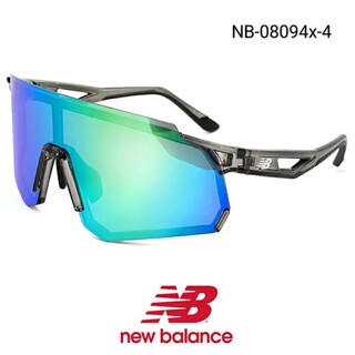 ニューバランス(New Balance)の【新品】ニューバランス　偏光スポーツサングラス　1枚レンズ シールド型　4X-4(その他)