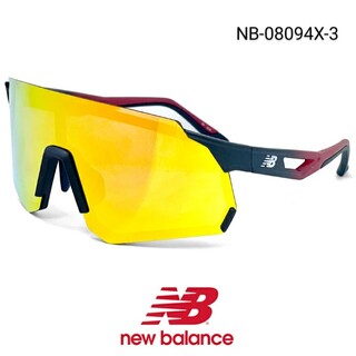 ニューバランス(New Balance)の【新品】ニューバランス　偏光スポーツサングラス　1枚レンズ シールド型　4X-3(その他)