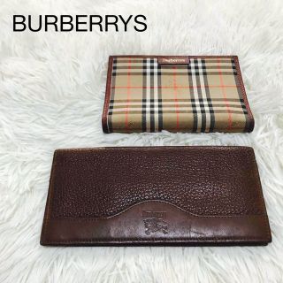 バーバリー(BURBERRY)のBURBERRYS バーバリー 手帳 長財布 ジャンク品 2点セット(長財布)