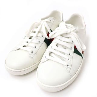 グッチ レザースニーカーの通販 100点以上 | Gucciを買うならラクマ