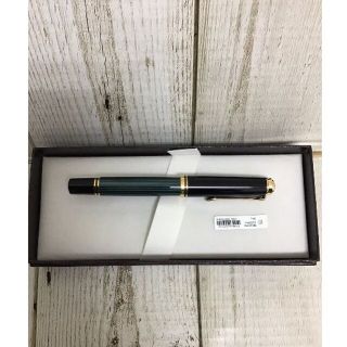 ペリカン(Pelikan)のペリカン 万年筆 M 中字 緑縞 スーベレーン M600 正規輸入品(ペン/マーカー)