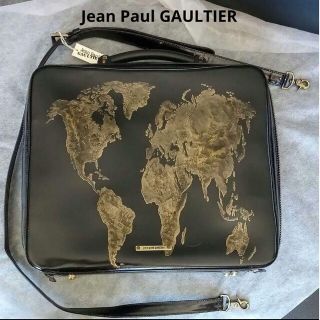 ジャンポールゴルチエ(Jean-Paul GAULTIER)の希少⭐Jean Paul GAULTIER⭐ワールドマップエナメル2WAYバッグ(ハンドバッグ)