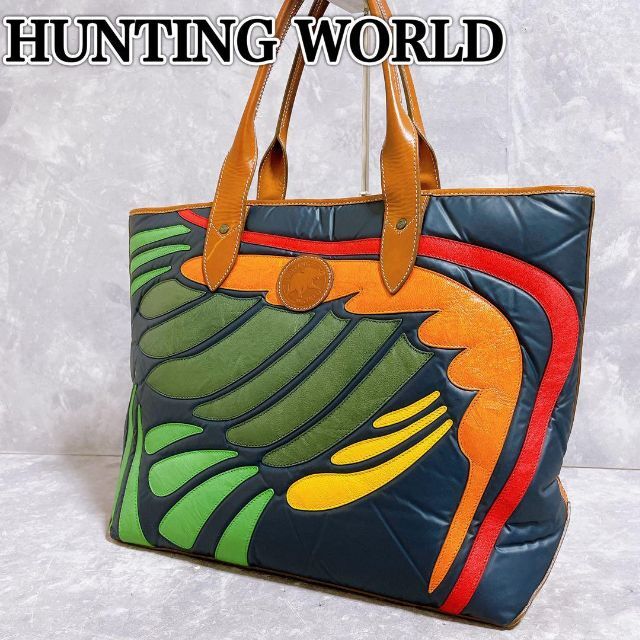 HUNTING WORLD(ハンティングワールド)の【美品】限定生産 バチューラフィキ 本皮   トートバッグ ハンティングワールド メンズのバッグ(トートバッグ)の商品写真