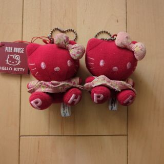 ピンクハウス(PINK HOUSE)のキティちゃん ピンクハウスコラボ　バッグチャーム　ぬいぐるみ(キャラクターグッズ)